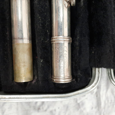 F.A. Reynolds Medalist Flute NEEDS WORK w/vintage Bundy Case (AS IS)