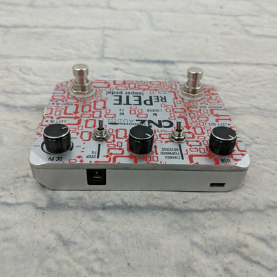 CNZ Audio Re-Pete Stereo Looper Guitar Effects Pedal, Advanced Effects, True Bypass Pedal