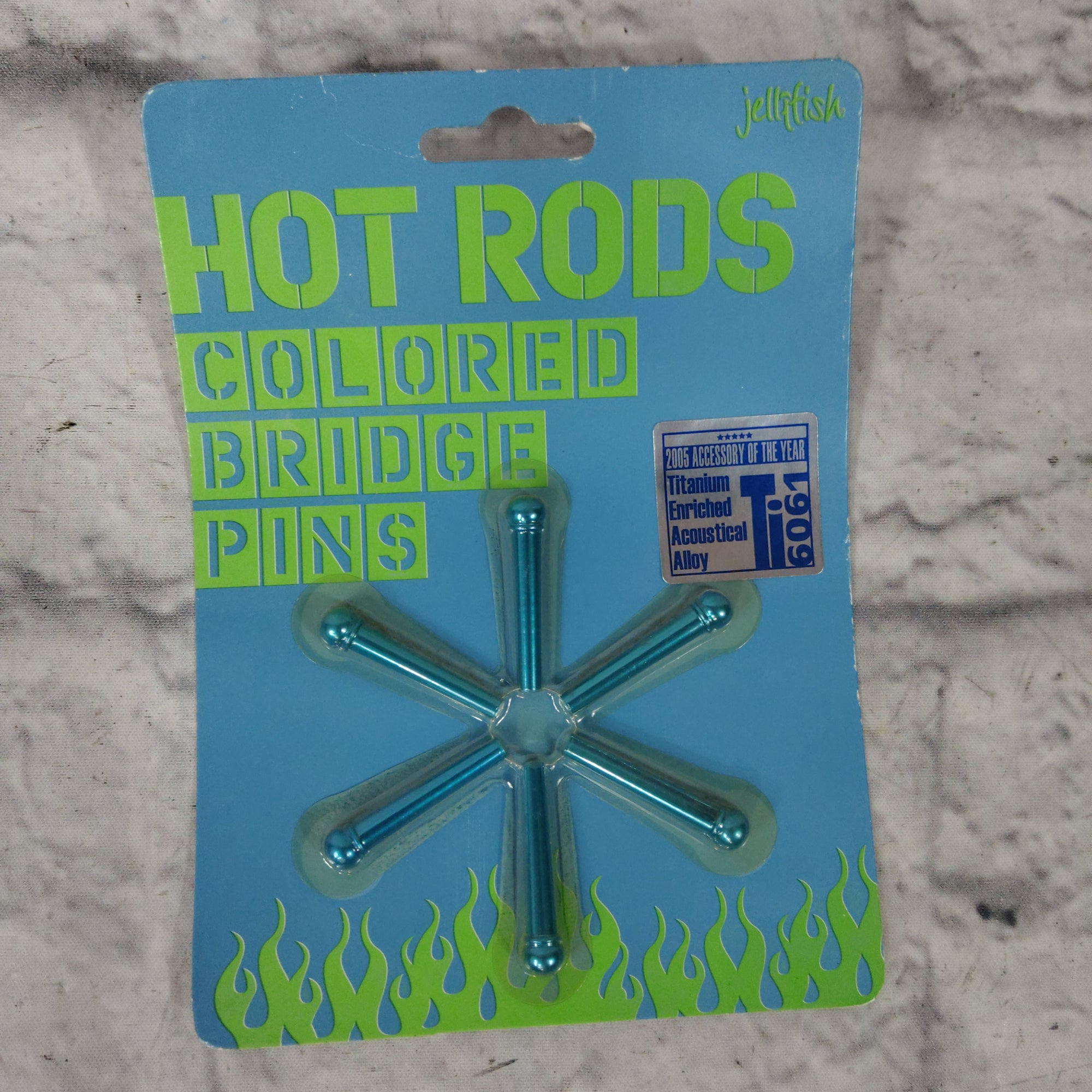 Jellifish Hot Rods Acoustic Guitar Colored Bridge Pins
