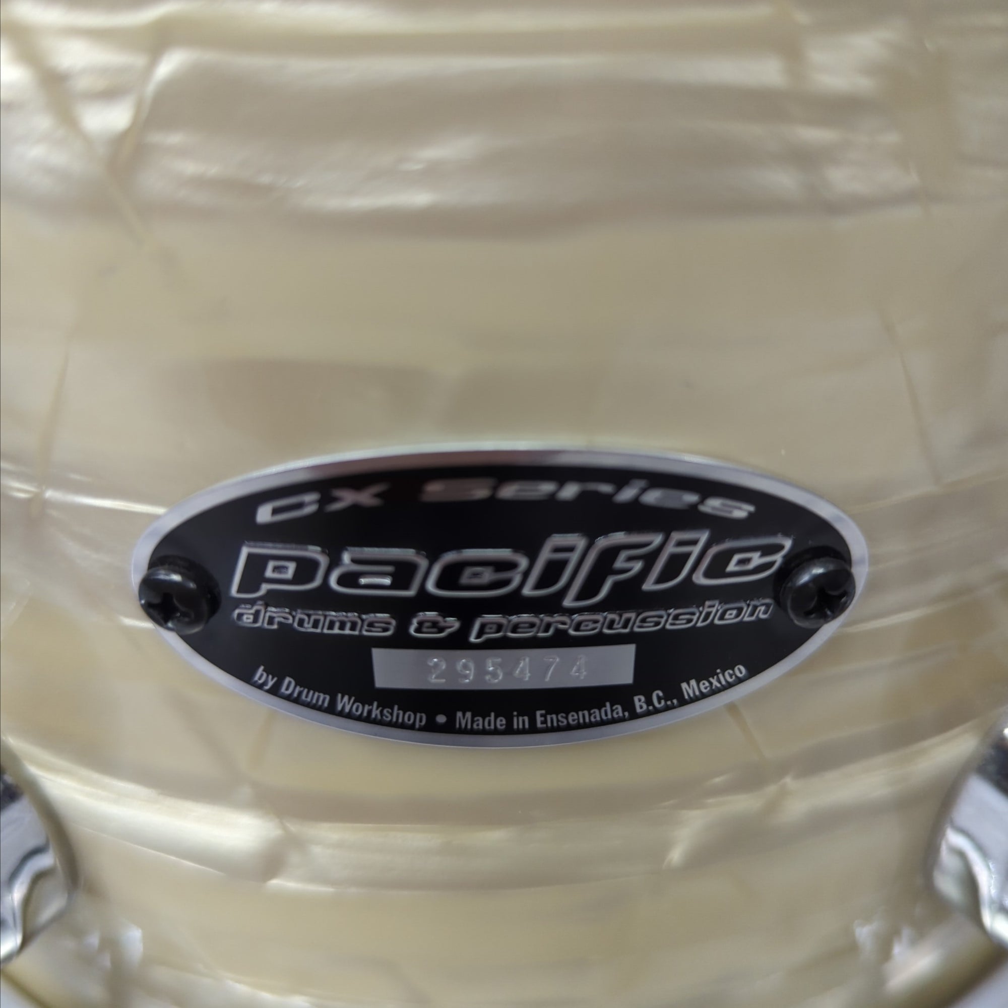 Pacific By DW CX Series 10 X 8” Tom Drum PDP - White Onyx