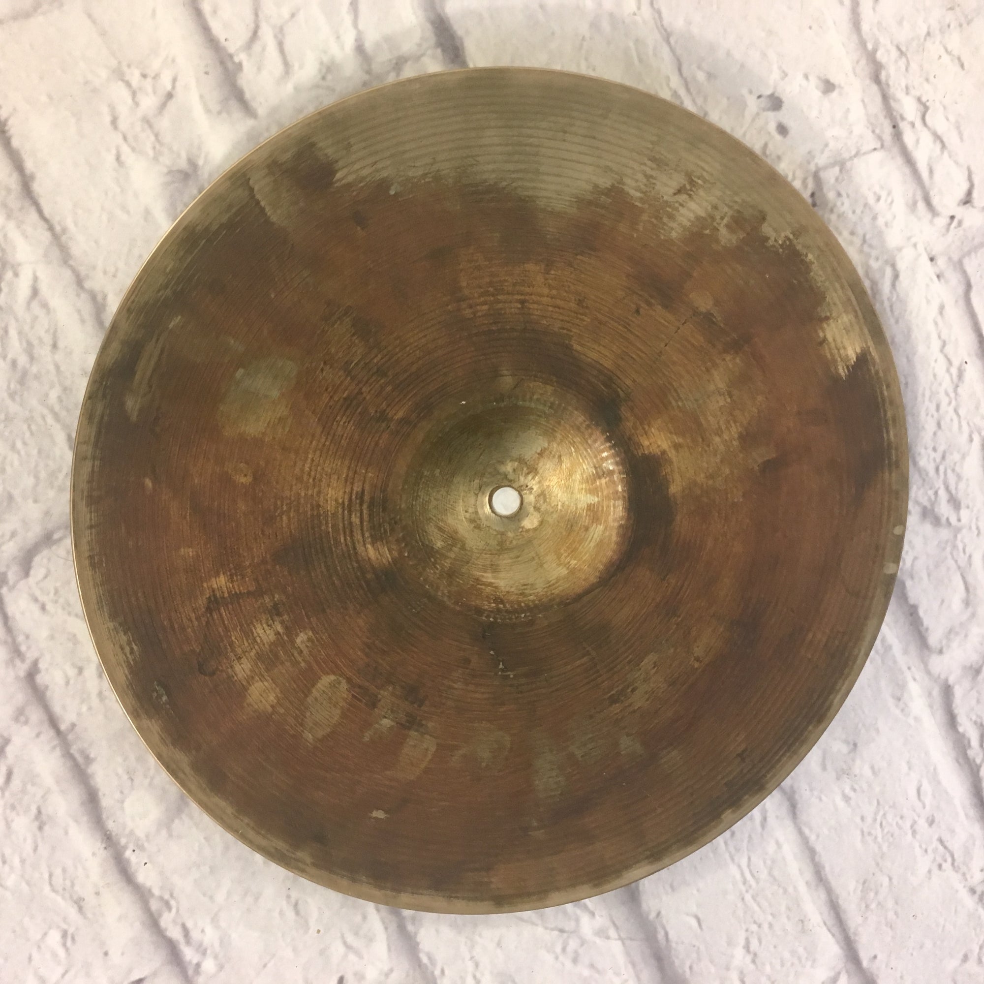 1950s Vintage Zildjian 14 Inch Hi Hat Cymbal Pair