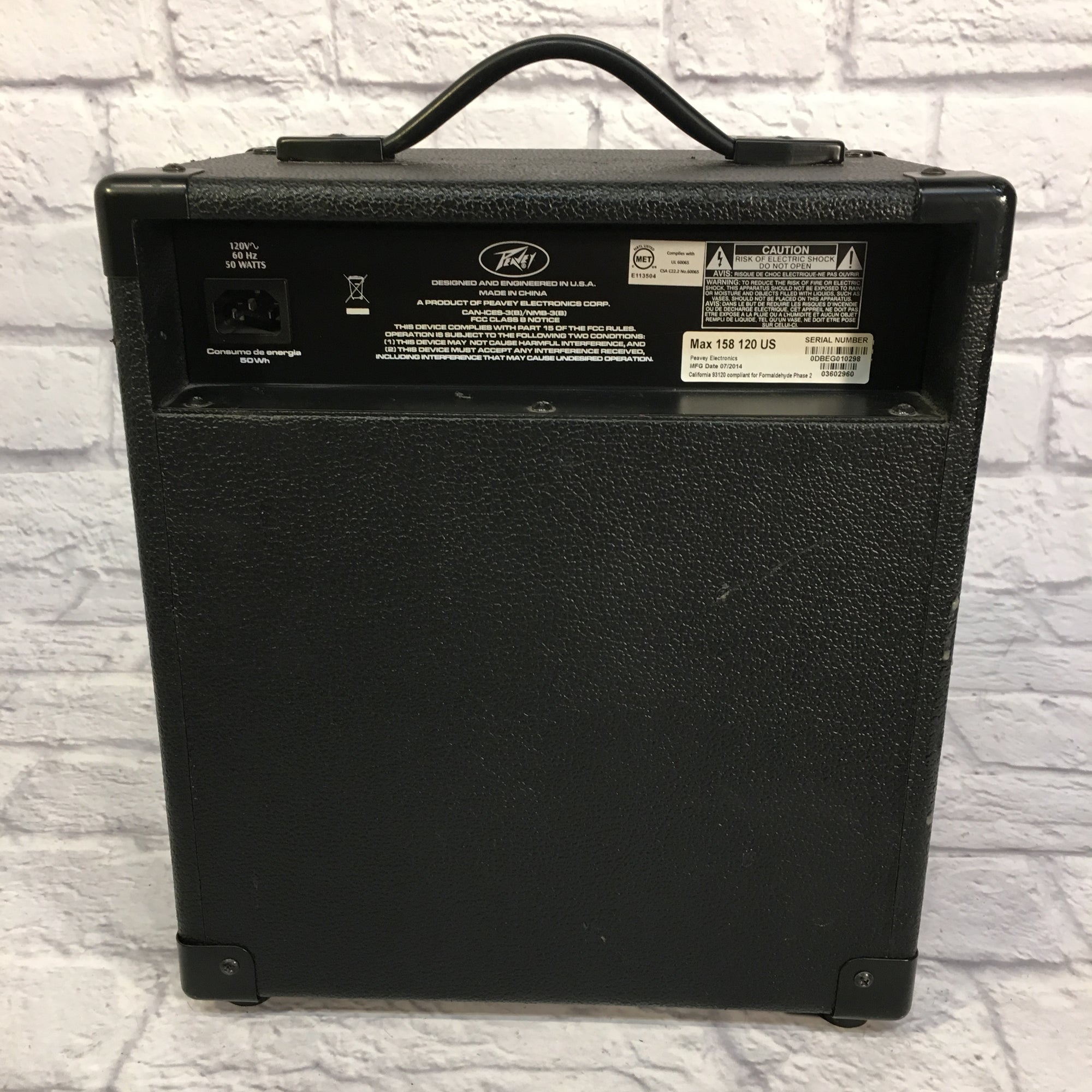 Peavey Max 158 Practice Bass Combo Amp