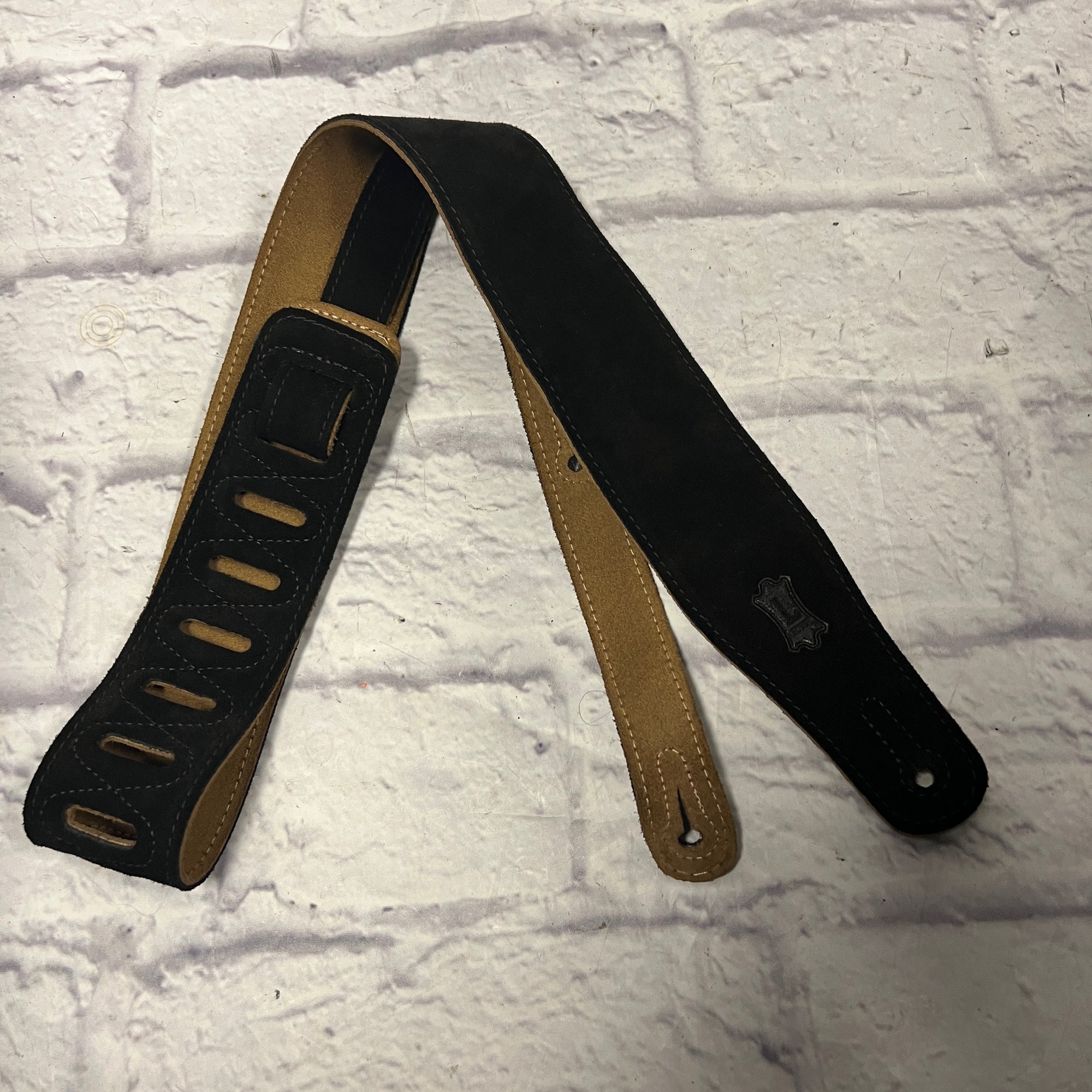 Levy's Black Suede Guitar Strap