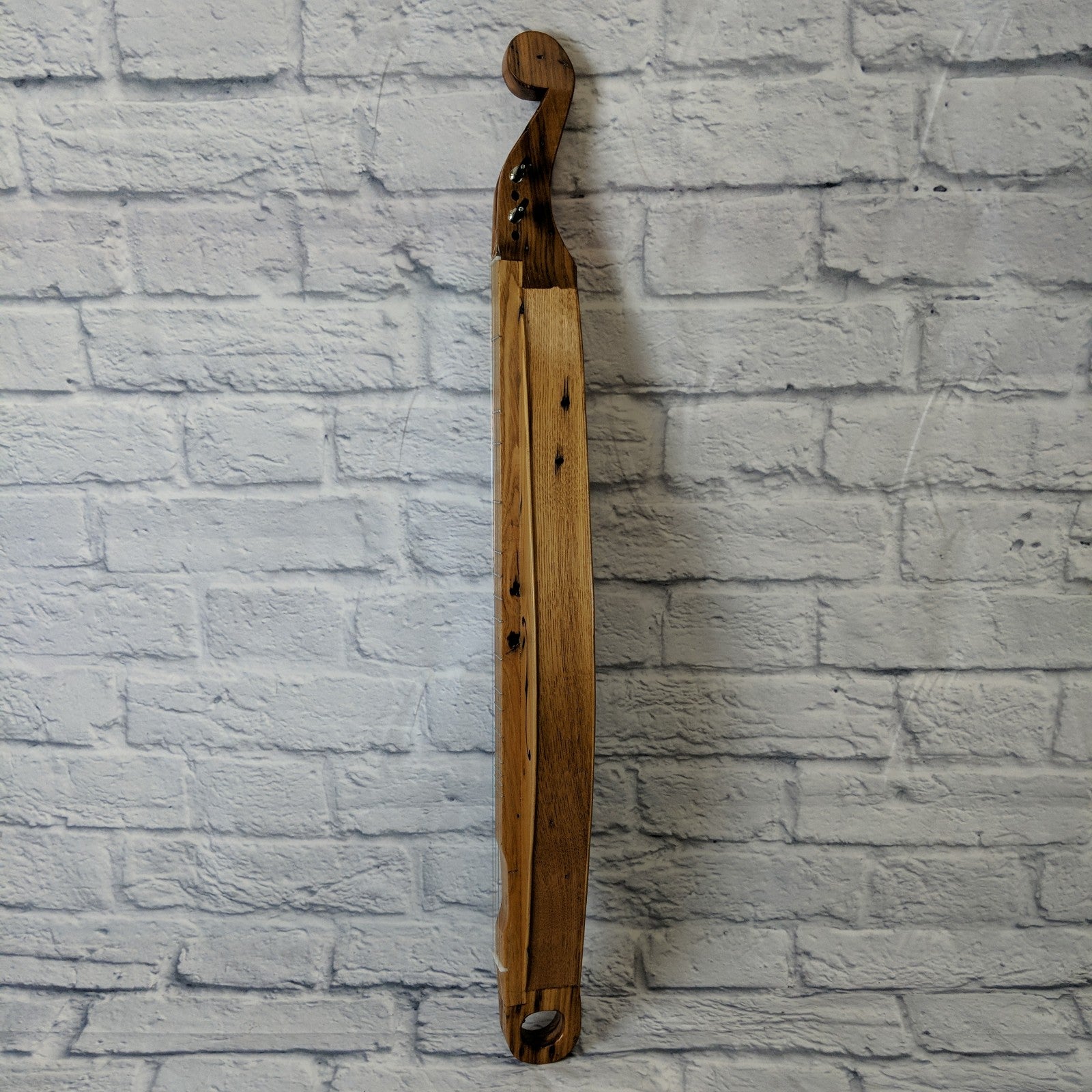 Cabin Creek Teardrop Shaped Appalachian Mountain Dulcimer Handmade from Solid Chestnut Wood