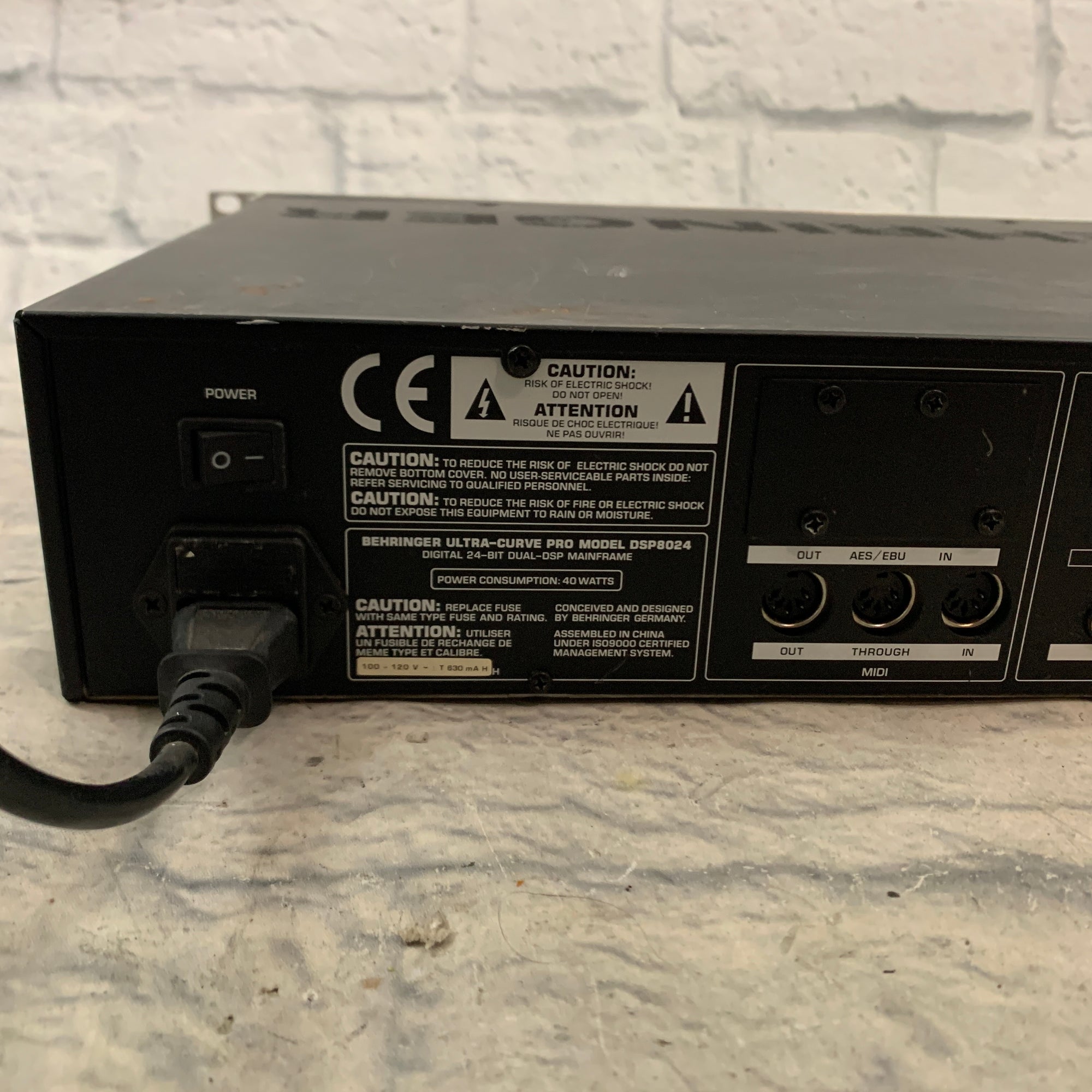 Behringer Ultra-Curve Pro Digital Dual-DSP Model 8024 AS IS