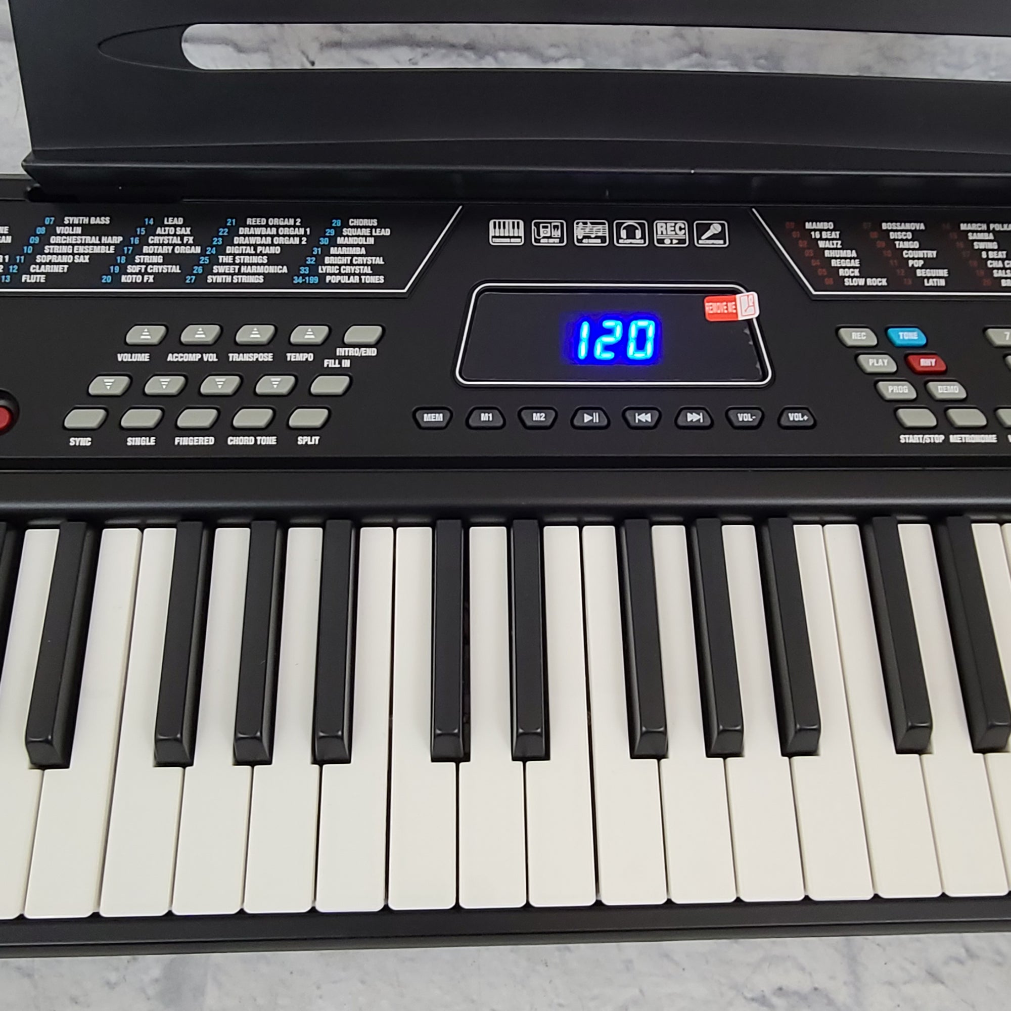 RockJam 61 Key Electronic Keyboard Piano