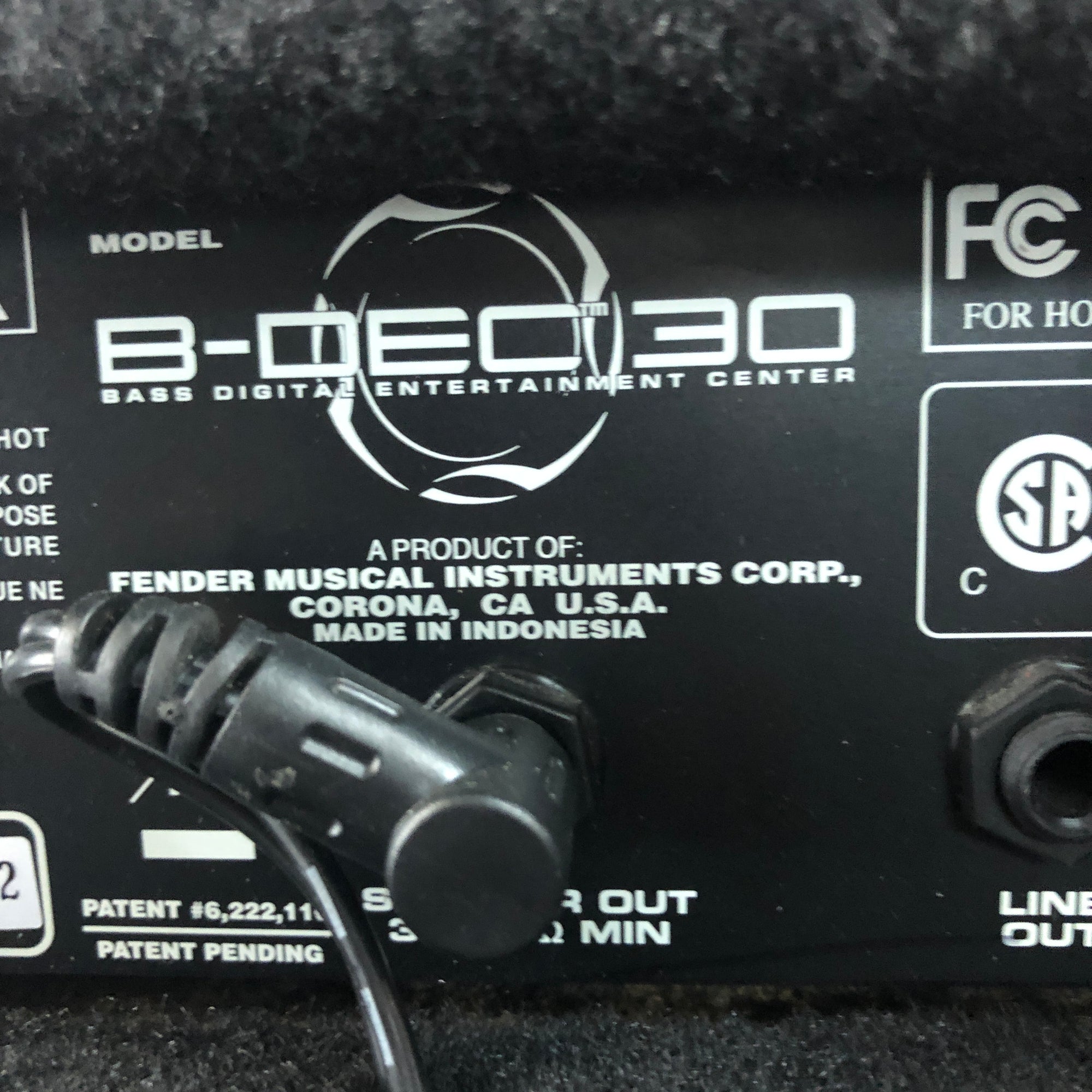 Fender B-Dec 30 Bass Guitar Combo Amp