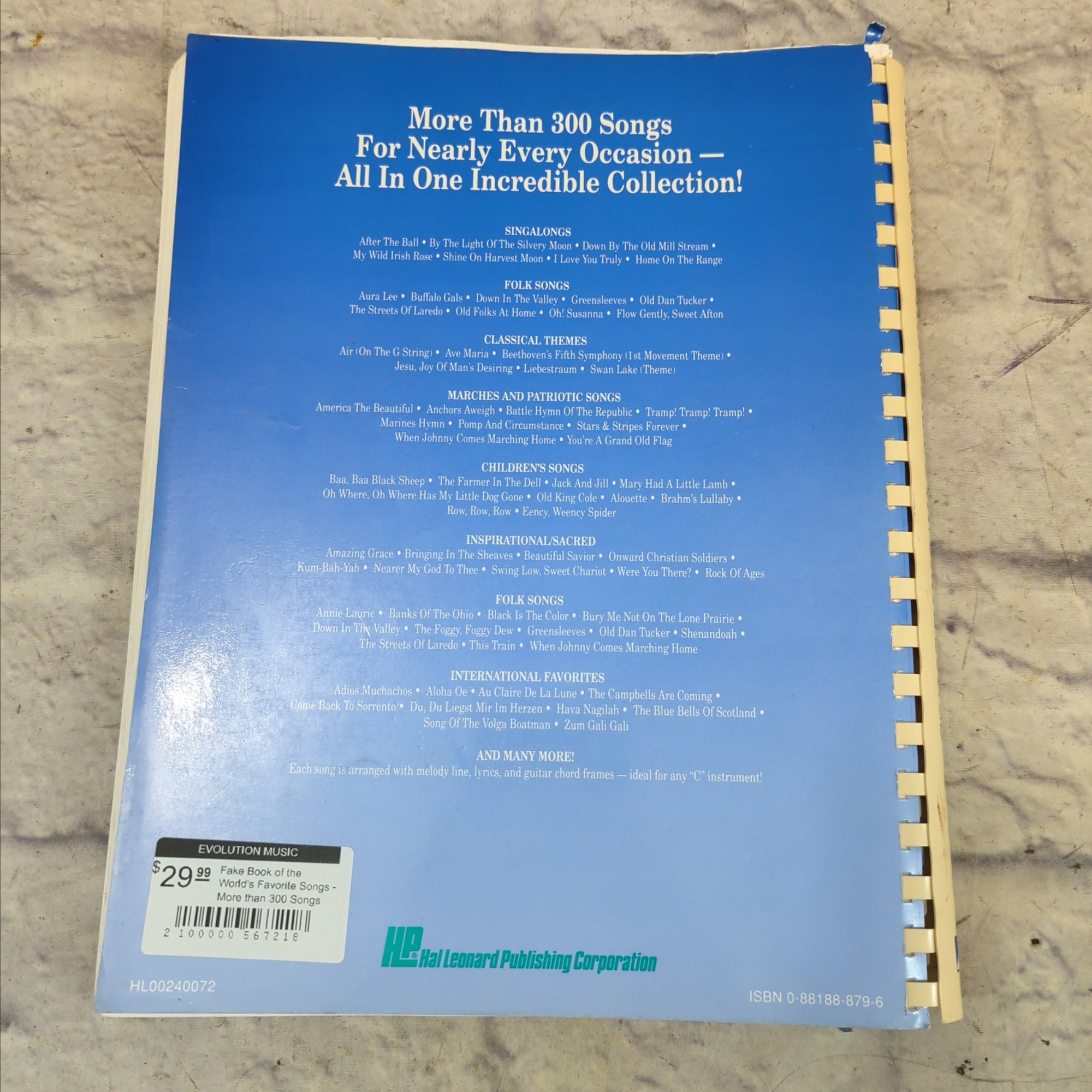 Fake Book of the World's Favorite Songs - More than 300 Songs