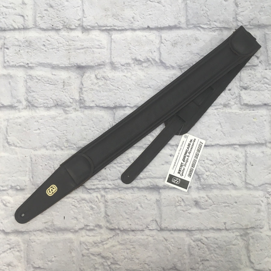 Artist Showcase Leather Guitar Strap Viceroy II (Medium Thick Dk Brown)