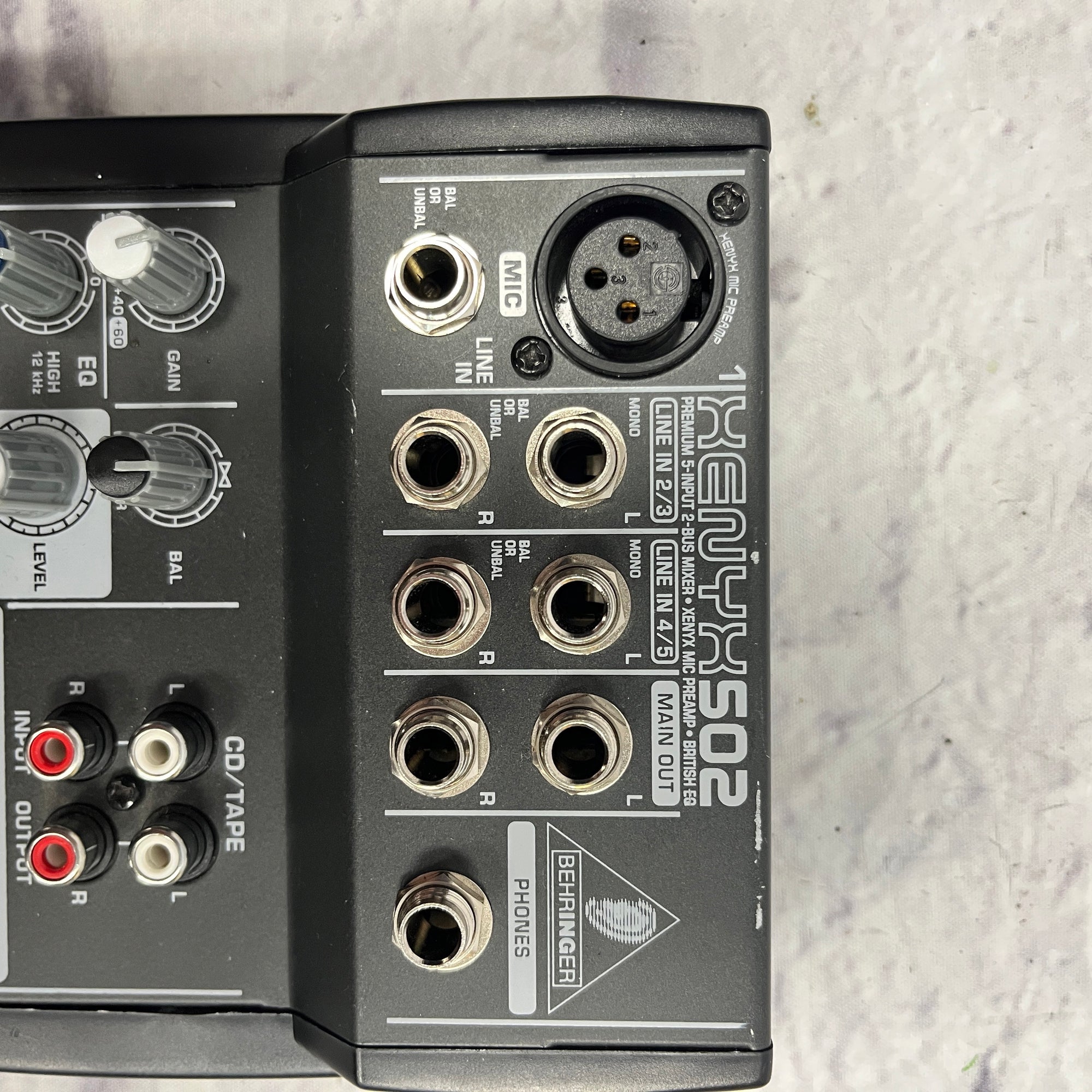 Behringer 5 input Xenyx502 Mixer