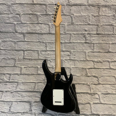 Brownsville Left Handed S Style Electric Guitar Black