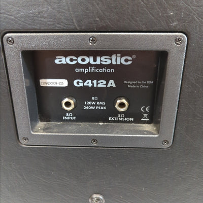 Acoustic GA412 4x12 Guitar Cab