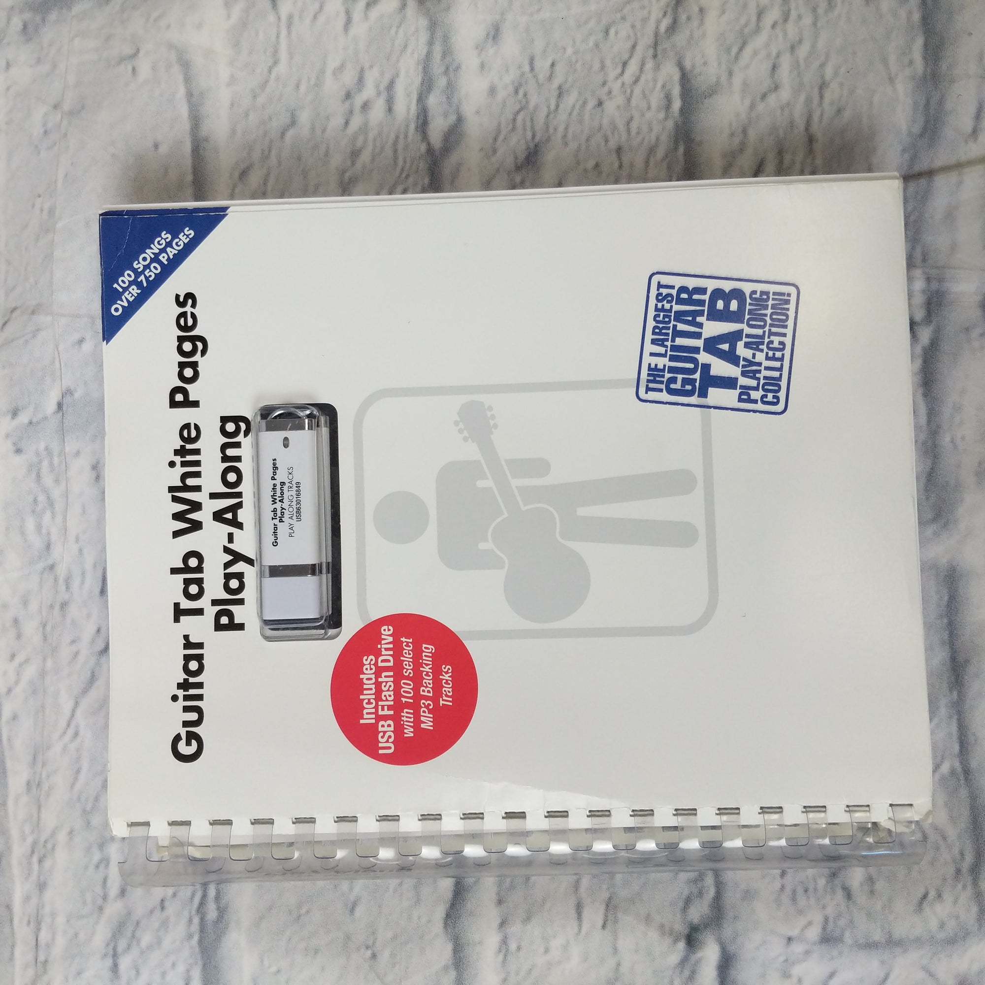 Guitar Tab White Pages Play-Along Book/USB
