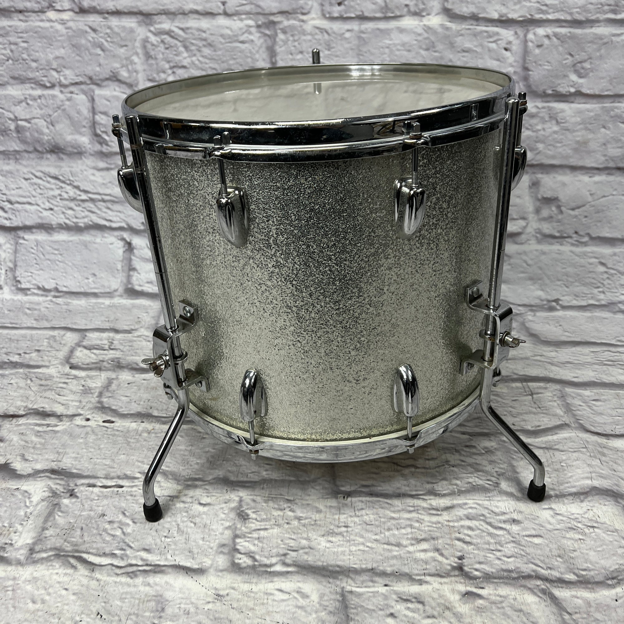 Slingerland 20 12 14 1960s Drum Kit - Silver Sparkle