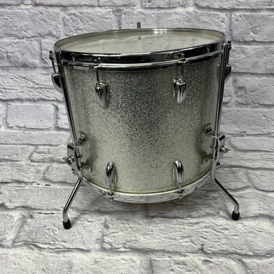 Slingerland 20 12 14 1960s Drum Kit - Silver Sparkle