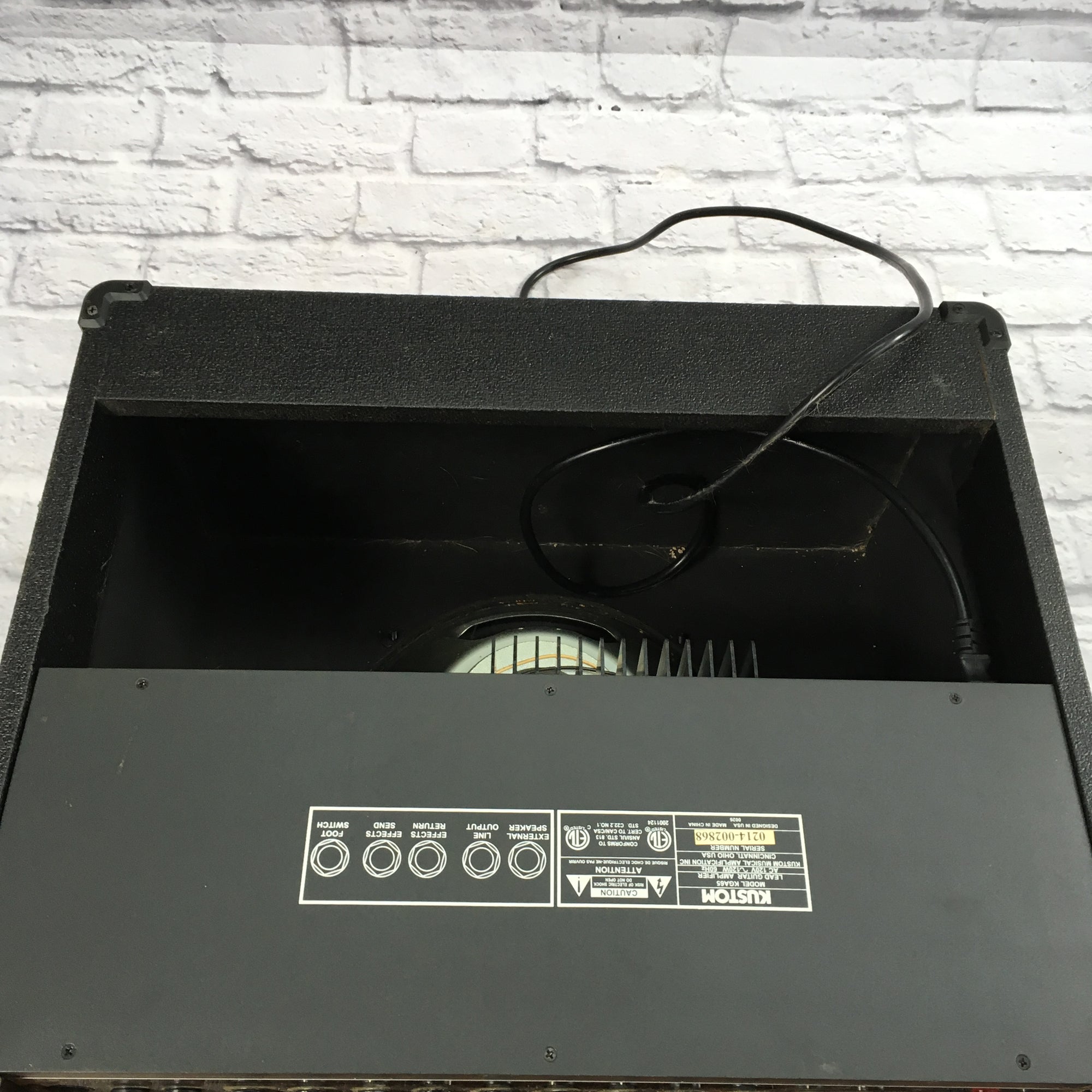 Kustom KGA 65 Guitar Combo Amp
