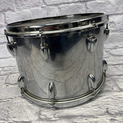 Slingerland COW Chrome Over Wood 13 14 16 18 24  - Chrome Vintage 1970s 5pc Drum Kit