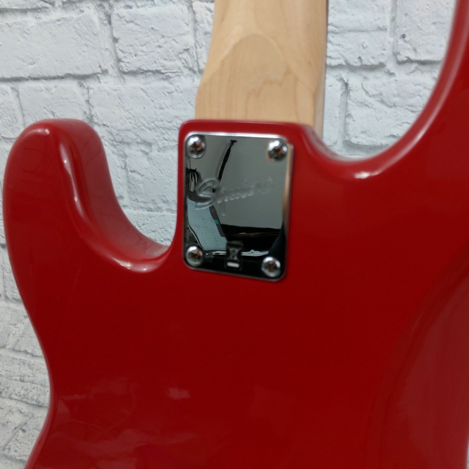 ** Squier 4 String Precision P Bass Partscaster Red