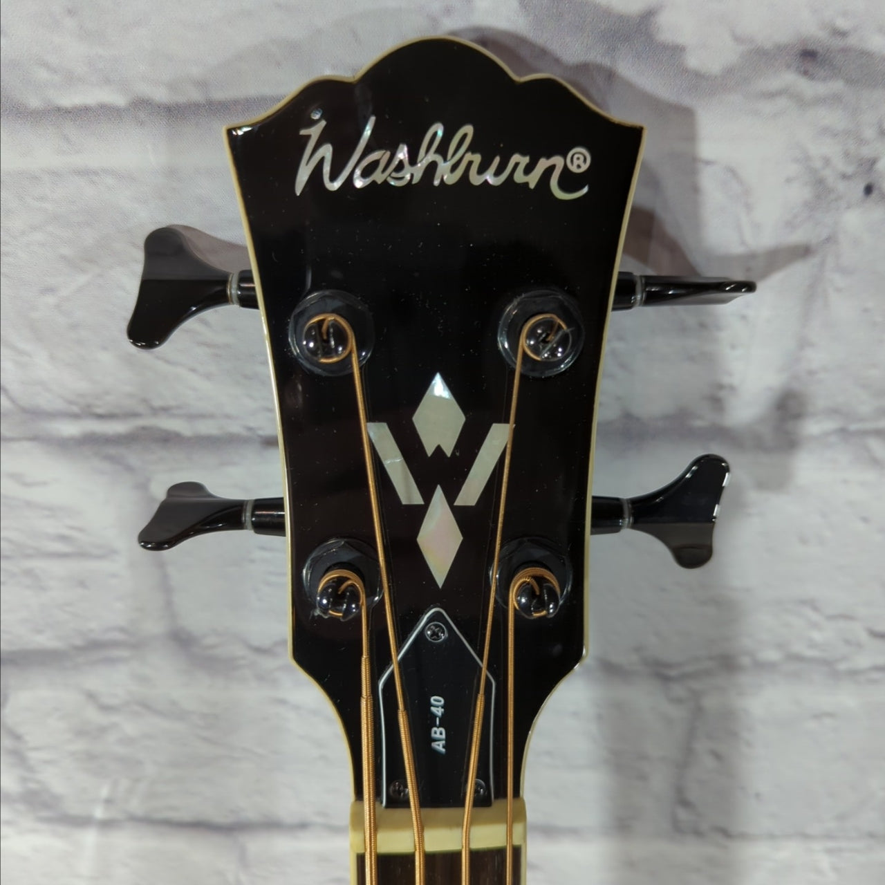 Washburn AB-40 Acoustic Bass w/ Case