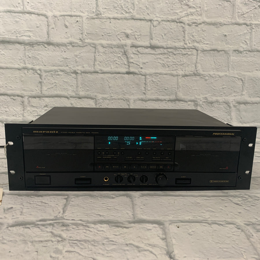 Marantz Professional PMD-500U Rackmount Cassette Recorder AS IS