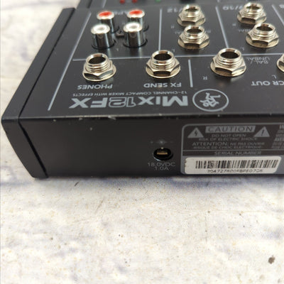 Mackie MIX12FX Mixer AS IS