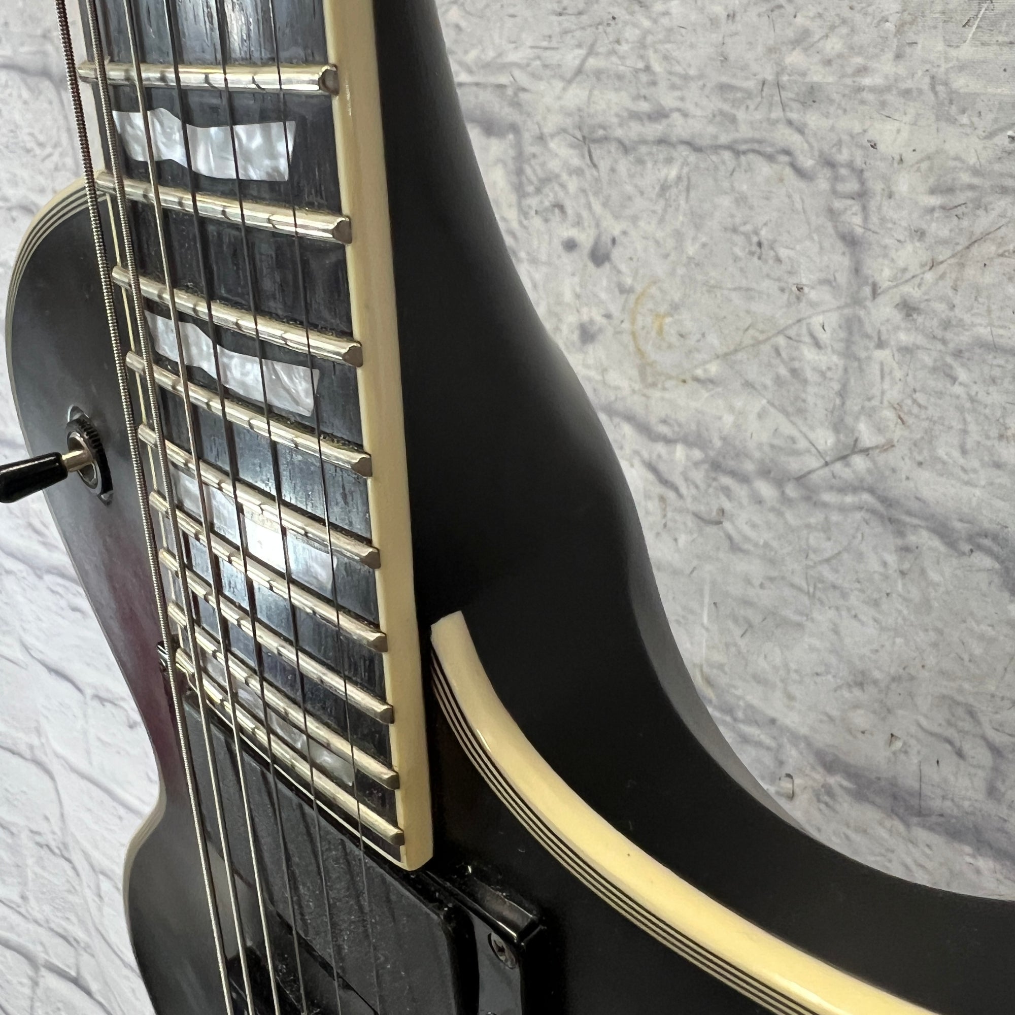 LTD EC-401QM Transparent Black Electric Guitar