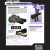 On-Stage GCA5000B Black Hardshell Acoustic Guitar Case