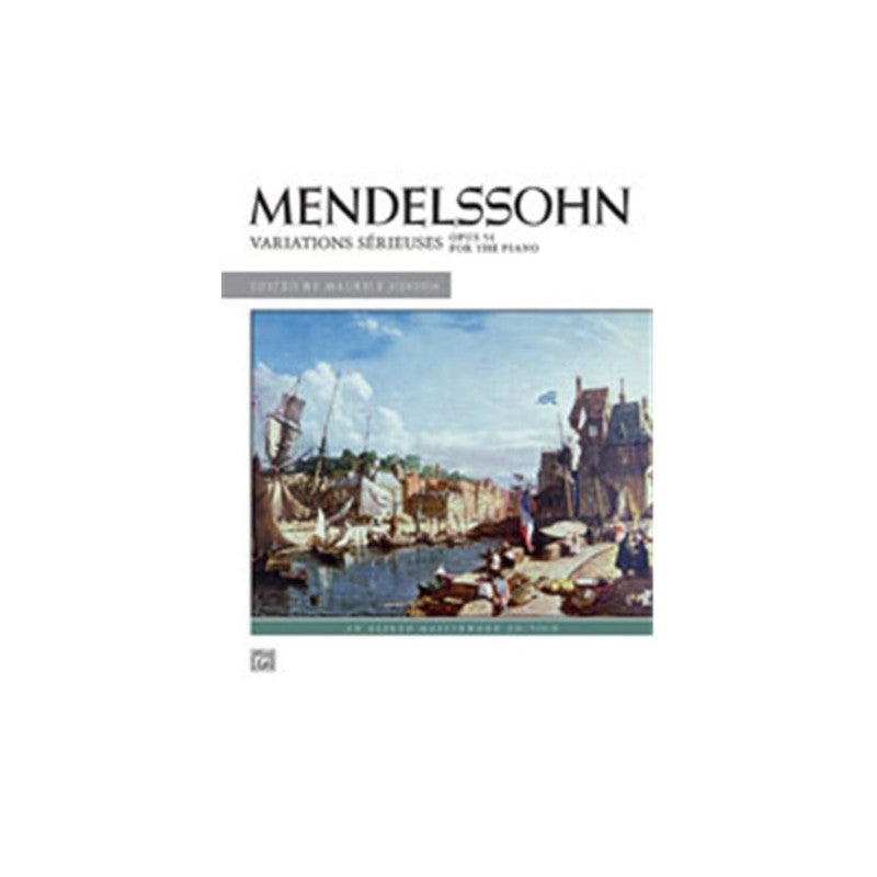 Mendelssohn Variations srieuses- Op. 54 - Sheet Music Book