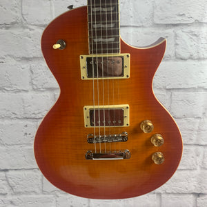 LTD EC256 Flame Top Solid Body Electric Guitar