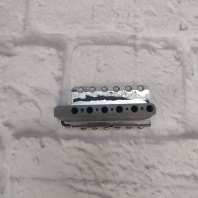 Unknown Stratocaster Tremolo Bridge with Saddles