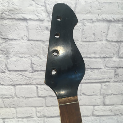 Vintage 1960s Short Scale Bass Guitar Neck (E) Rosewood Fretboard Made in Japan
