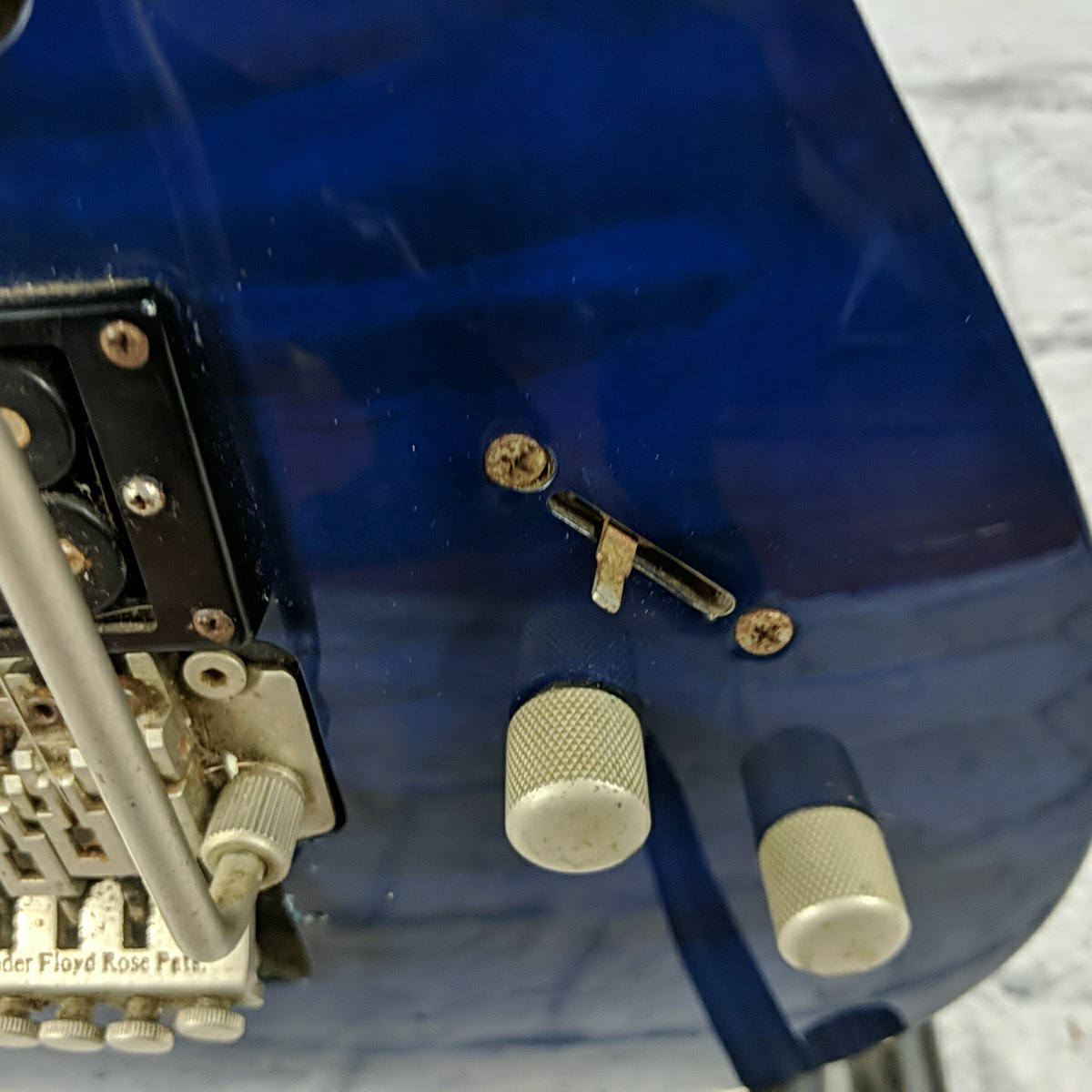 Brownsville Super Strat w/ Floyd Rose Licensed Copy Deep Ocean Blue
