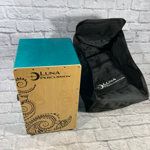 Luna Tattoo Cajon w/ Gig Bag
