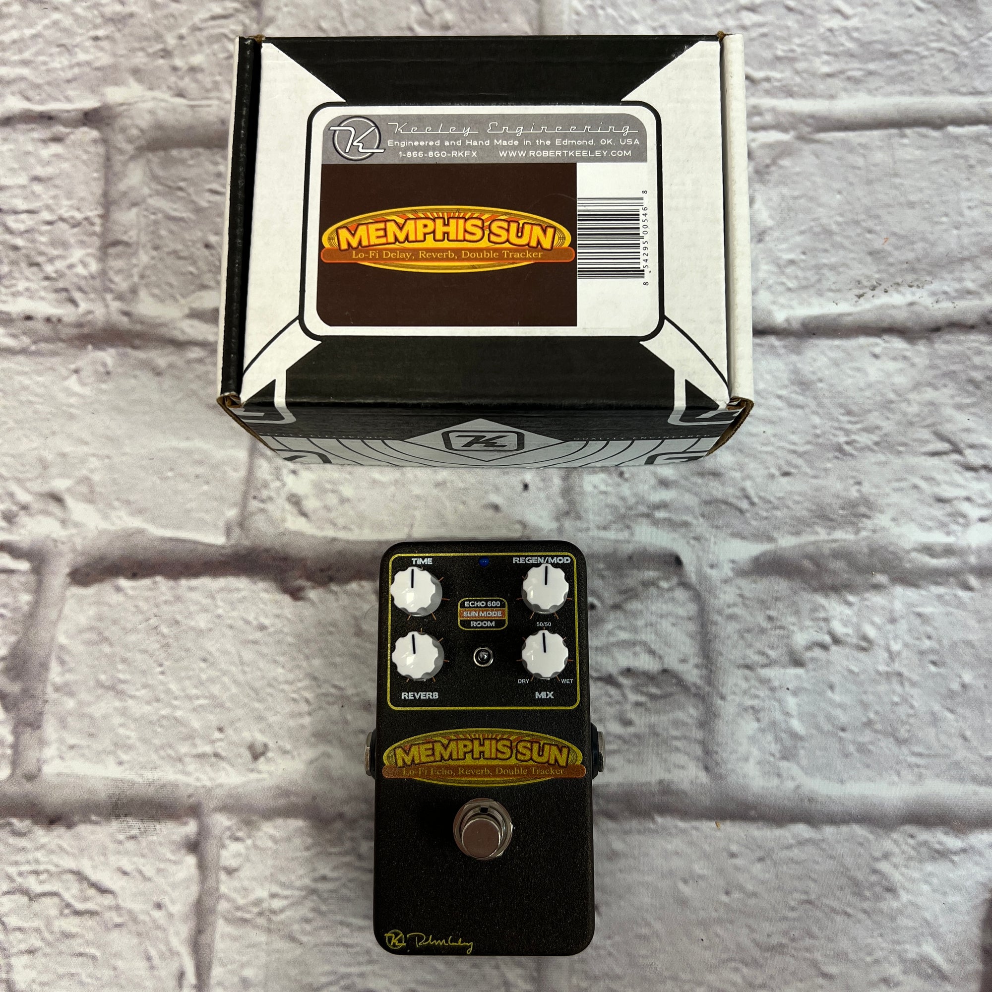 Keeley Memphis Sun Lo Fi Reverb, Echo, and Double Tracker