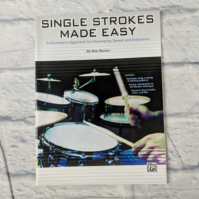 Single Strokes Made Easy Drum Music Book Drumset Developing Speed Endurance