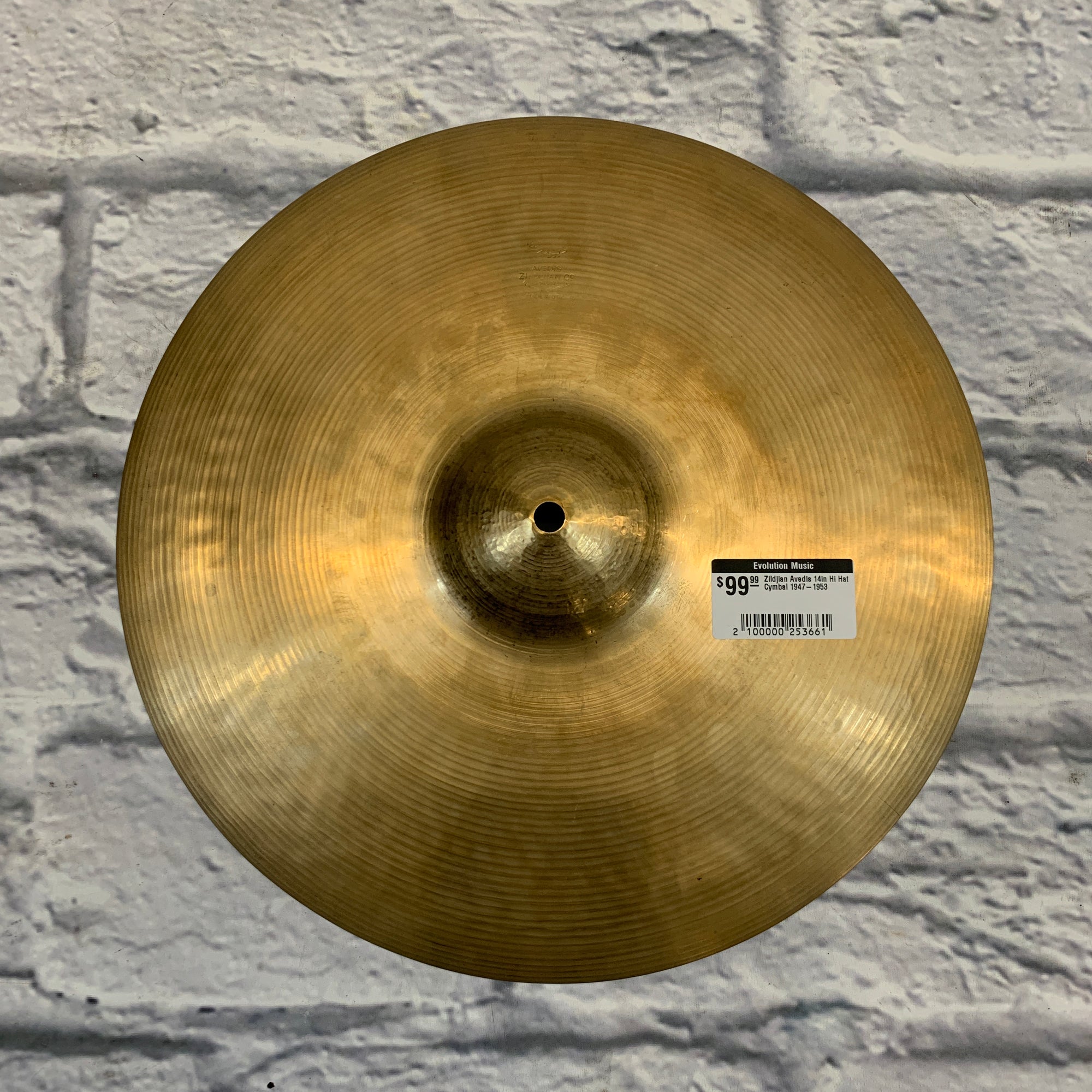 Zildjian Avedis 14in Hi Hat Cymbal 1947-1953