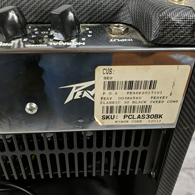 Peavey Classic 30 Black Tweed Tolex Guitar Combo Amp