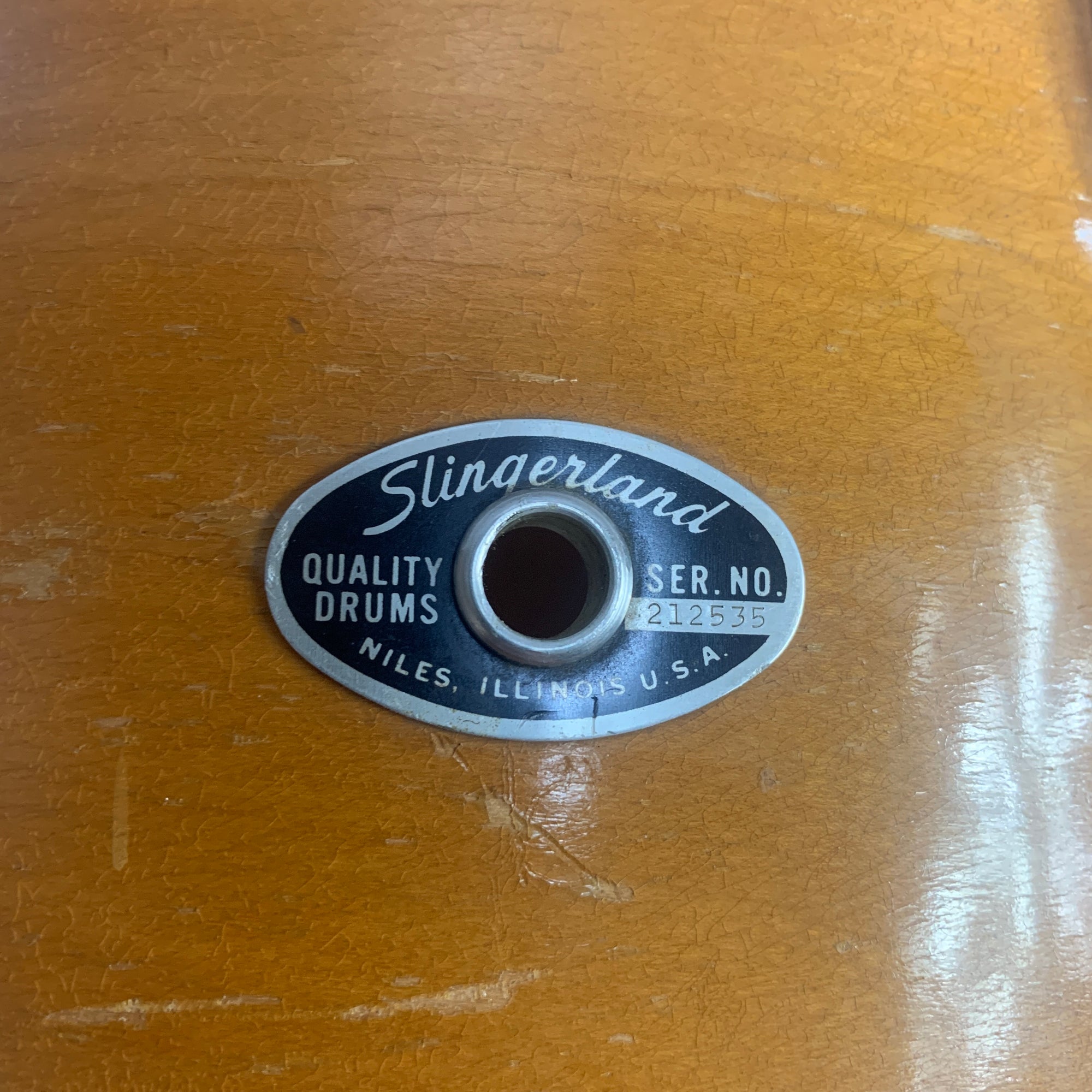 Slingerland 14x10 Rack Tom Natural Maple