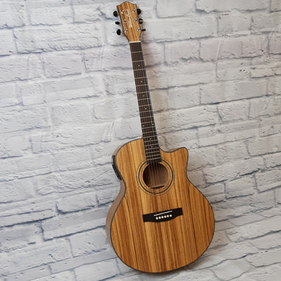 Willow Creek AGZZC Acoustic/Electric Guitar - Natural Satin