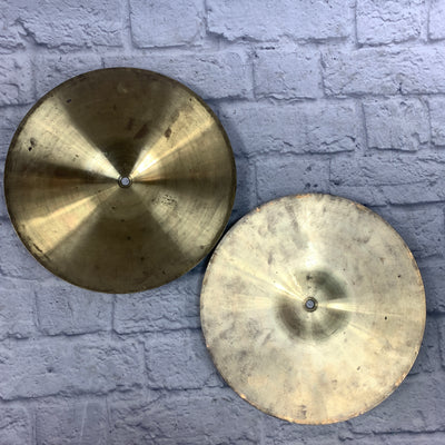 Unknown 14 Hi Hat Cymbal Pair