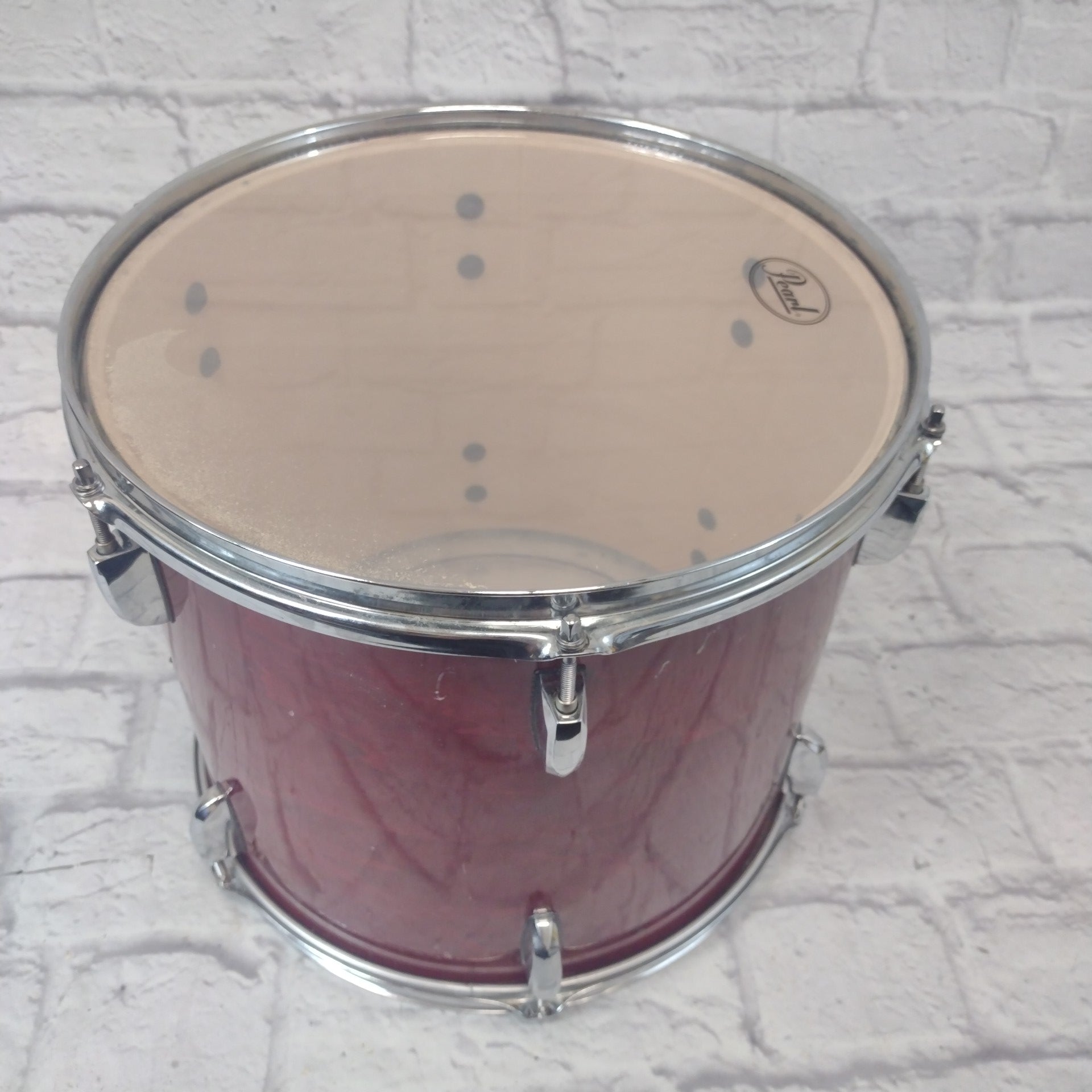 Pearl Export Drum Kit Wine Red Stain