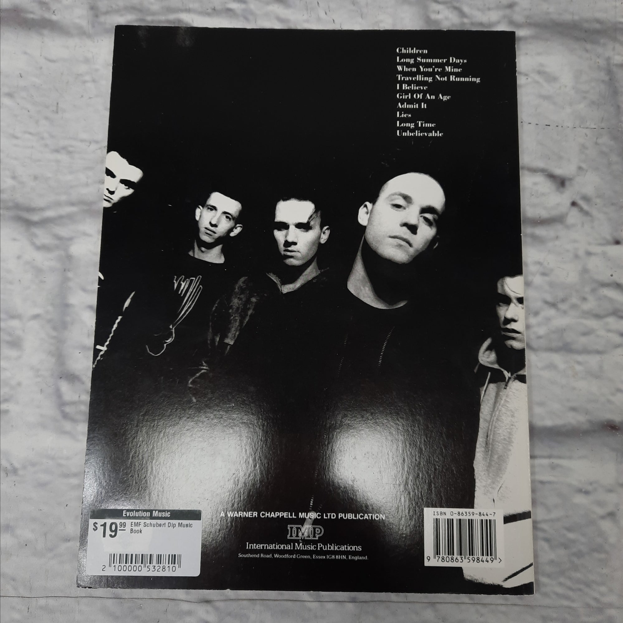 EMF Schubert Dip Music Book