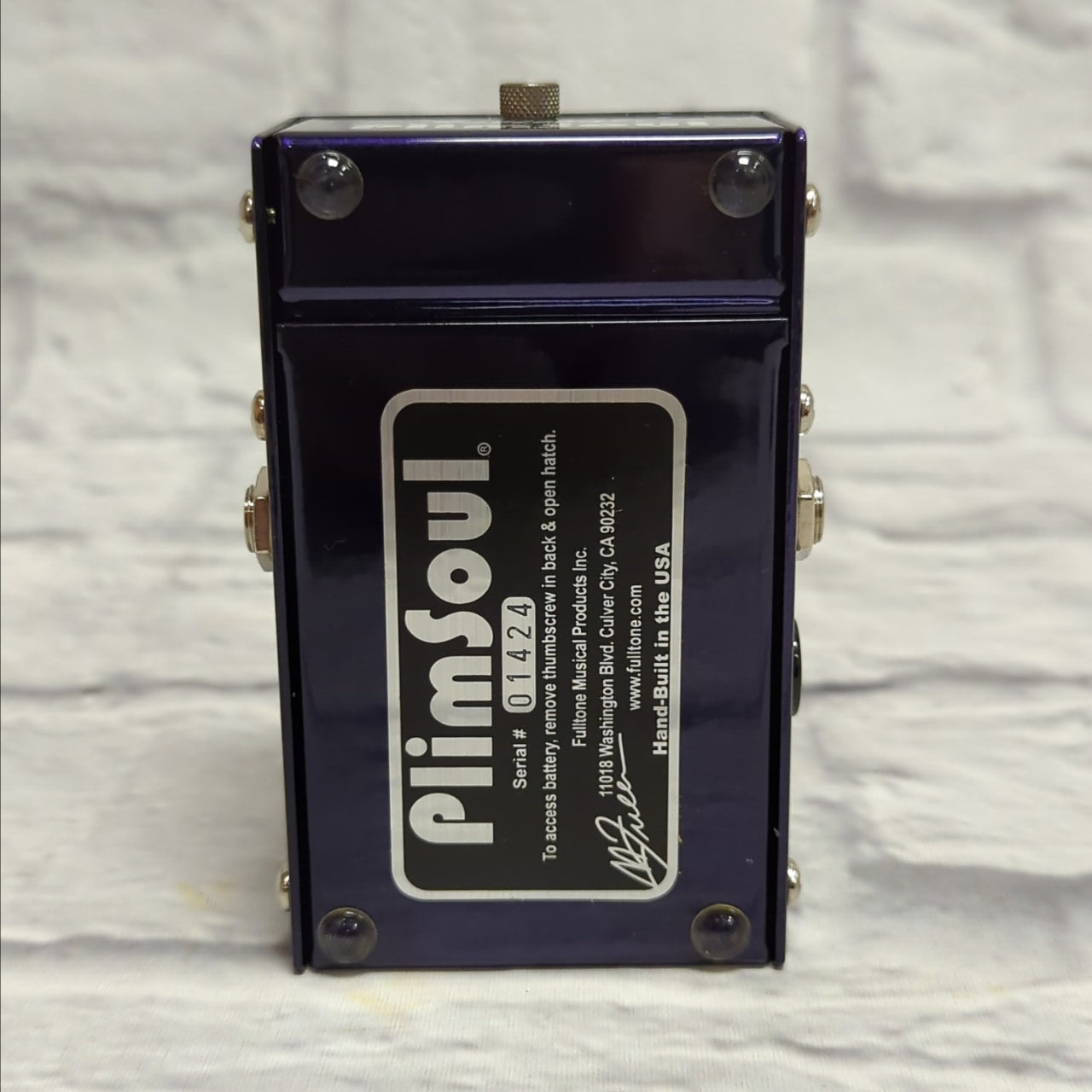 Fulltone PlimSoul Overdrive Distortion Pedal
