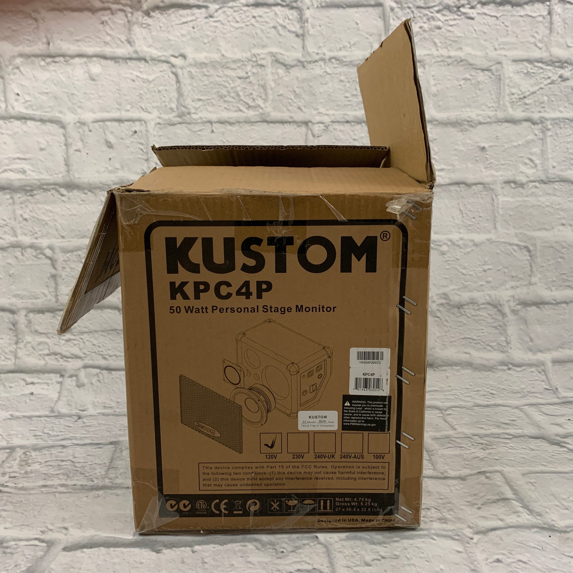 Kustom KCP4P Powered Speaker