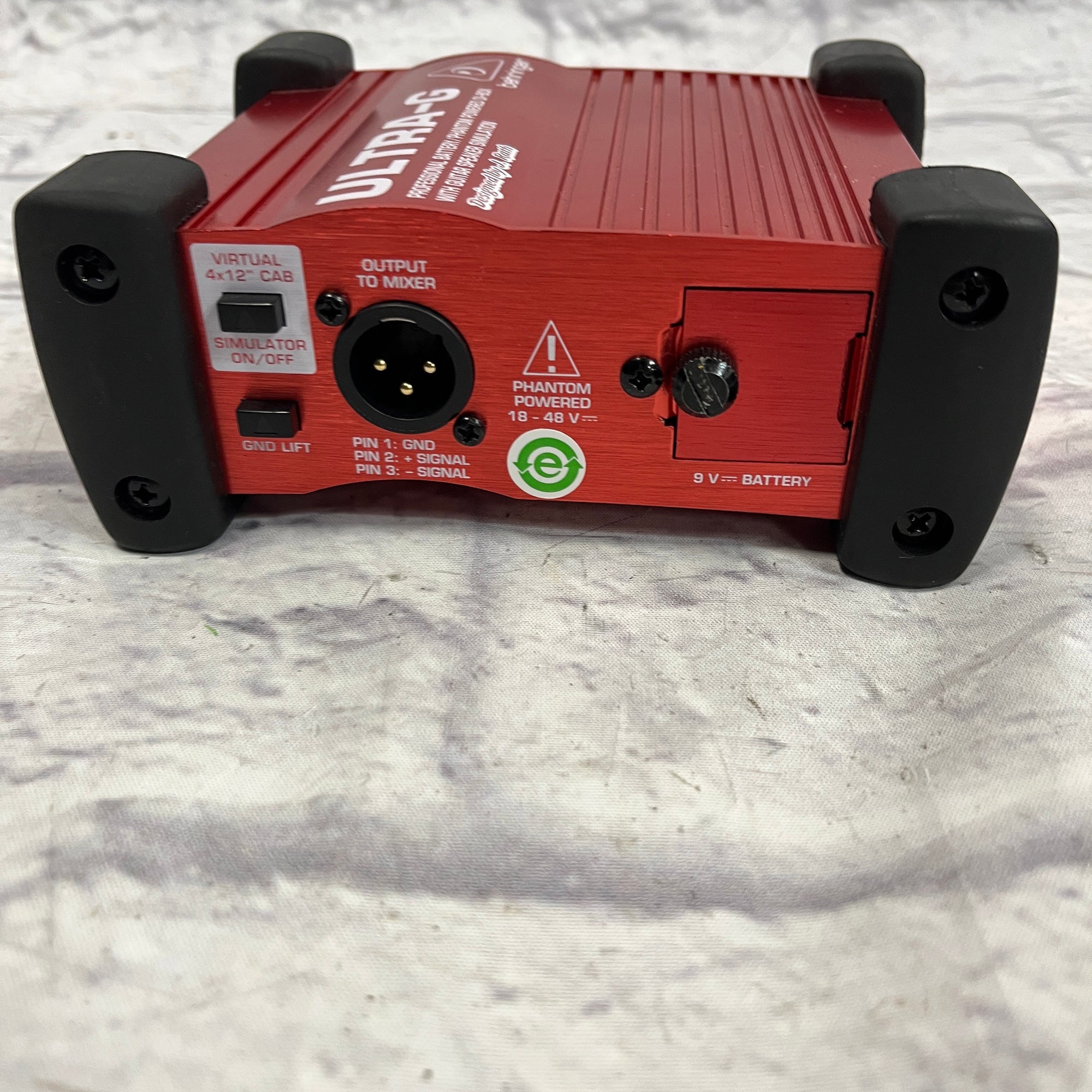 Behringer GI100 Ultra-G Guitar DI Box with Cabinet Simulation ...