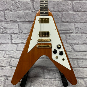 Gibson '67 Reissue Flying V 2005 Natural Antique w/ Case