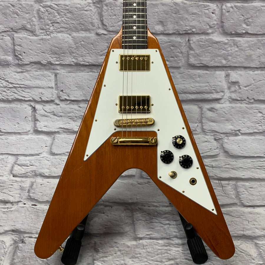 Gibson '67 Reissue Flying V 2005 Natural Antique w/ Case