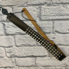 Levy's M1SD-BLK 2.5in Leather Strap w/ Studs Black