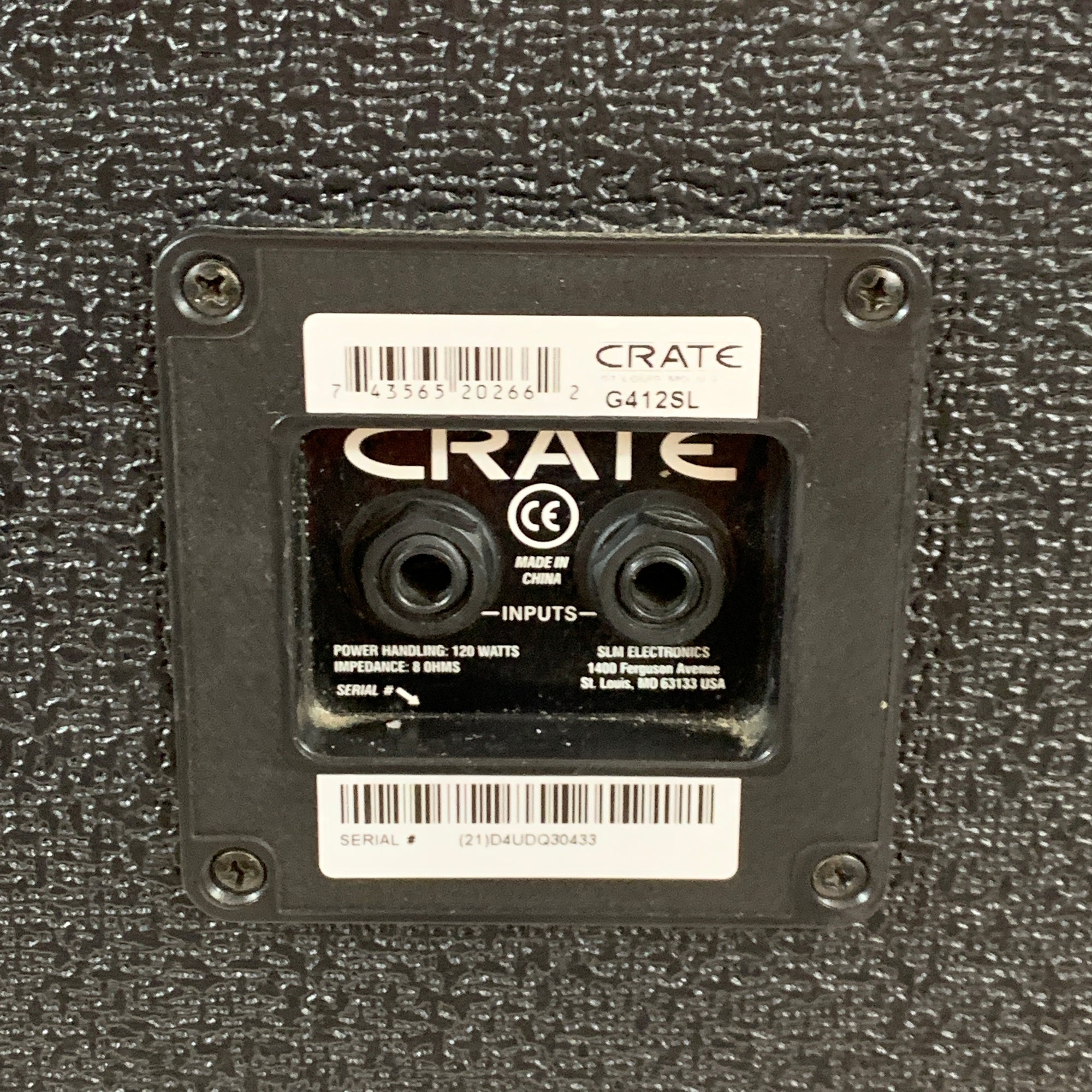 Crate G412SL 4x12 Slant Guitar Cab