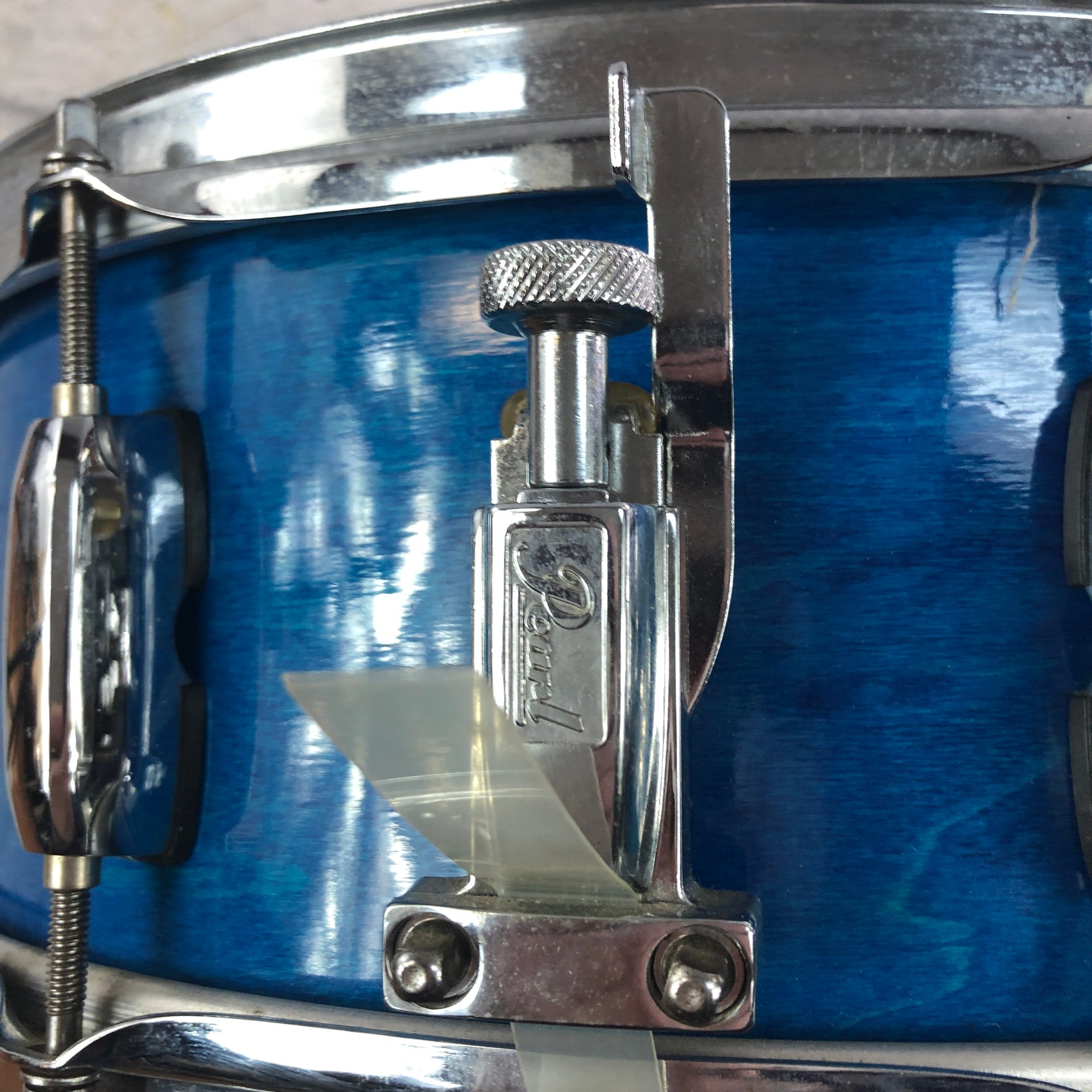 Pearl Export 14 x 5.5 Blue Mist Lacquer Snare Drum